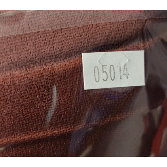 H&M Skirt Womens 12 Rust Brown Pleated Satin Midi Elastic Waist Accordion Flowy - Picture 10 of 10